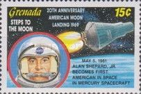 Alan Shepard, 1st American in space