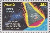 Friendship 7, piloted by John Glenn
