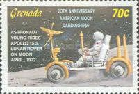 Luna rover on Moon