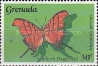 Red Daggertail (Marpesia petreus)