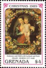 Madonna in a Garland of Flowers
