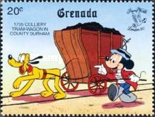 1765 Colliery Tram-Wagon in County Durham - Pluto, Mickey