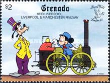 1831 Liverpool, Liverpool/Manchester Railway - Goofy, Mickey