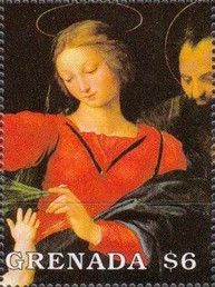 The Madonna of the Veil, , by Raphael