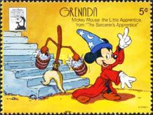 Mickey as Sorcerer's apprentice