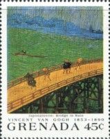 Japonaiserie: Bridge in rain