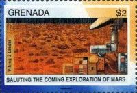 Panorama view from Viking 2 lander