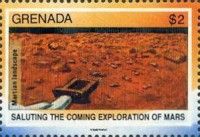 Panorama view from Viking 2 lander