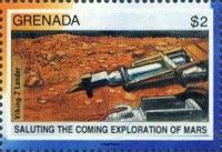 Panorama view from Viking 2 lander