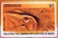 Martian surface