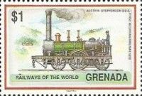 Stephenson's 1st Austrian locomotive, 1838