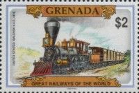 Baldwin 4-4-0, US. 1850