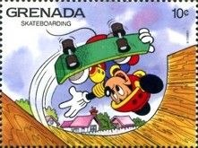 Skateboarding - Mickey