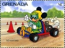 Go karting Mickey