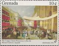 The Corpus Christi Procession in Seville, by Cabral y Aguado