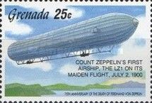 Lz1 on maiden flight, 1900