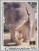 Stone elephant