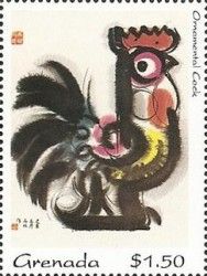 Ornamental cock