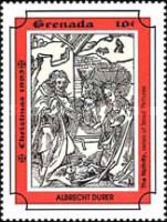 The Nativity, woodcut by Durer