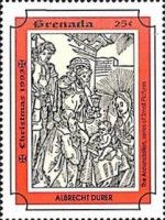 The Annunciation, woodcut by Durer