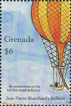 Blanchard's balloon in flight