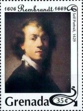Selfportrait by Rembrandt 1629