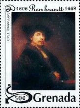 Selfportrait by Rembrandt 1640