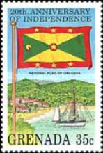 National flag, boat
