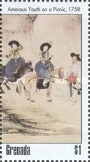 Amorous Youth on a picnic