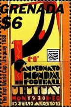 Poster from 1st World Cup Championships, Uruguay 1930