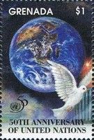 UN50 - World and Dove
