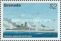 Musashi Sinks at Leyte Gulf