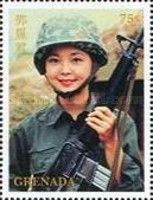 Teresa Teng in army uniform