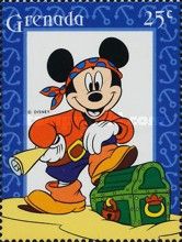 Mickey´s Pirate Adventure - Mickey with the treasure