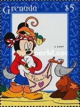 Mickey´s Pirate Adventure - Mickey with pigeon