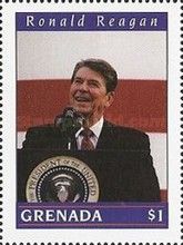 US President Ronald Reagan