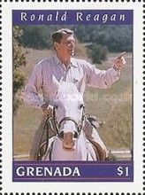 US President Ronald Reagan