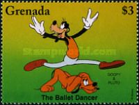 The Ballet Dancer - Goofy, Pluto