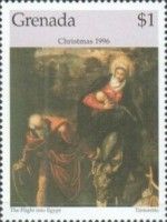 The flight into Egypt, by Tintoretto