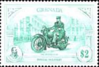 Postal Delivery on Motorcycle