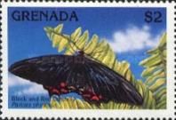 Pink-spotted Cattleheart (Parides photinus)