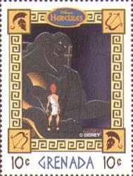 Hercules grows up - Hercules in Zeus´ hand