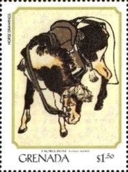 Horse drawing