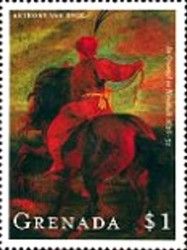 An oriental on horseback