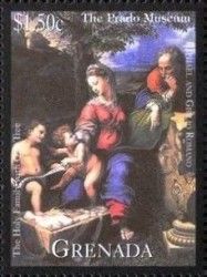 The Holy Family under the oak tree, by Raphael
