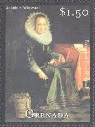 Portrait of Eva Wtewael, by Joachim Wtewael