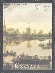 The cattle ferry, by Esaias van de Velde