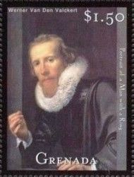 Portrait of a man with a ring, by Werner Van Den Valckert