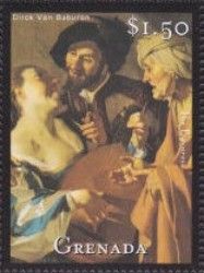 The Procuress, by Dirck van Baburen