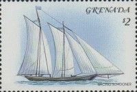Racing schooner
